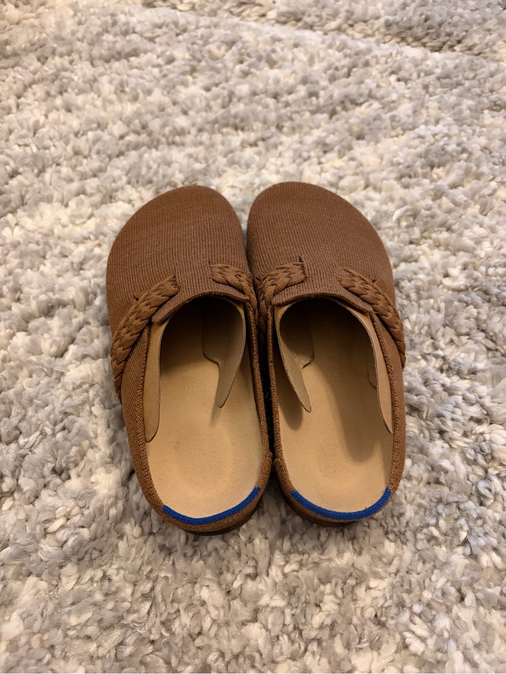 Rothy's Braided Slip-On Mule in Acorn - Picture 3 of 8